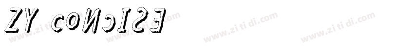 ZY Concise字体转换